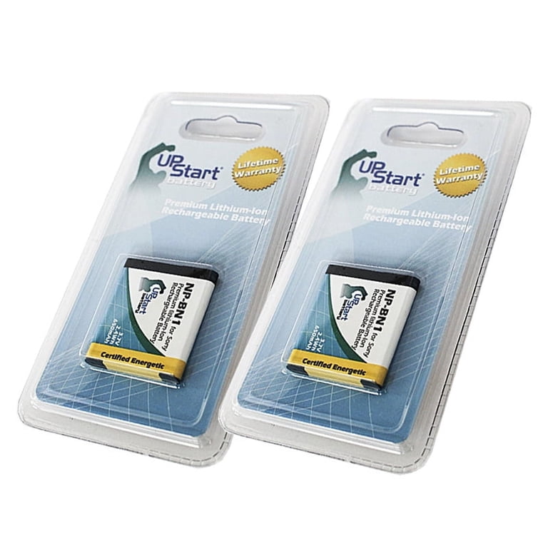 2x Pack - UpStart Battery Sony Cyber-shot DSC-W350 Battery