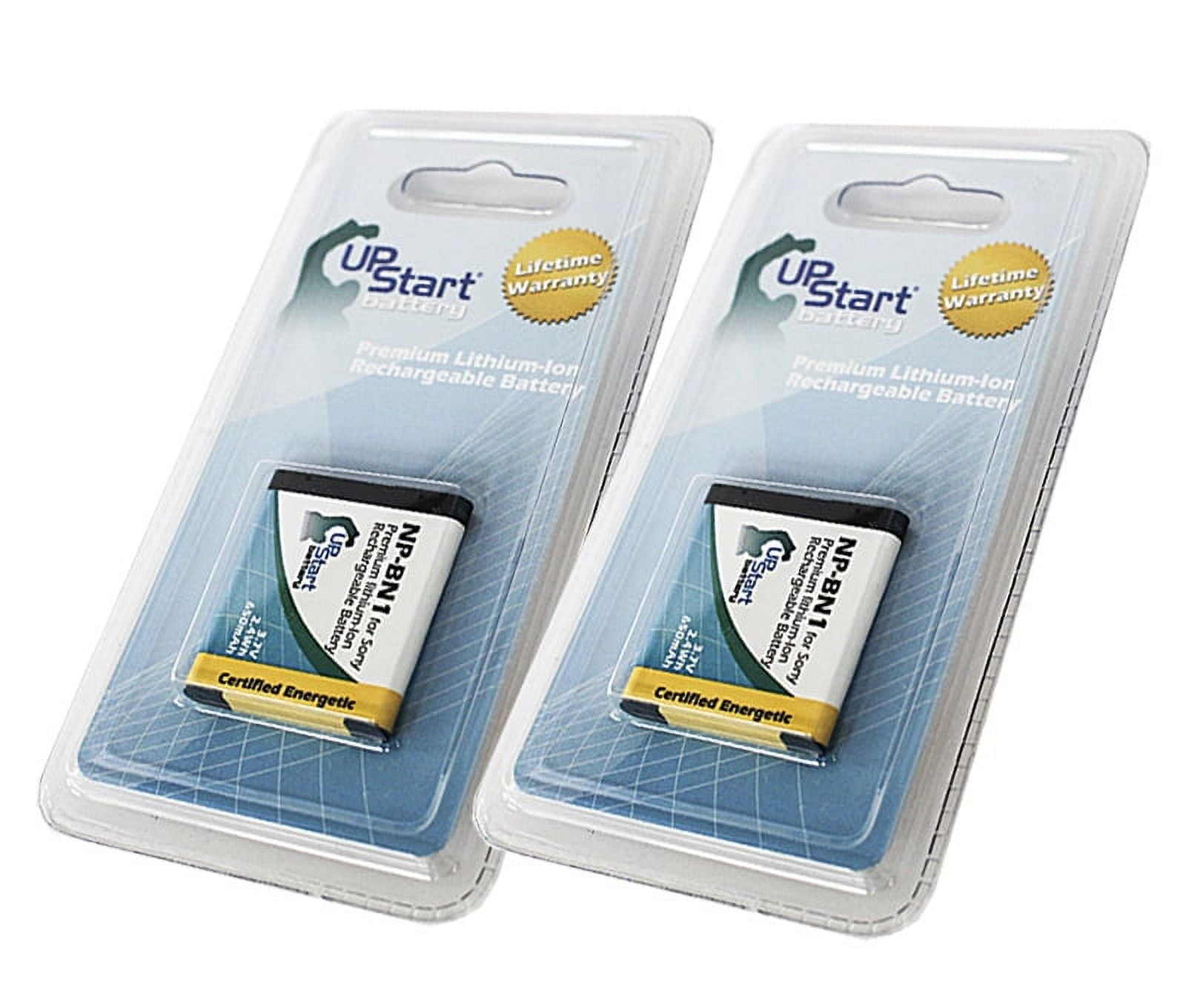 2x Pack - UpStart Battery Sony Cyber-shot DSC-W610 Battery
