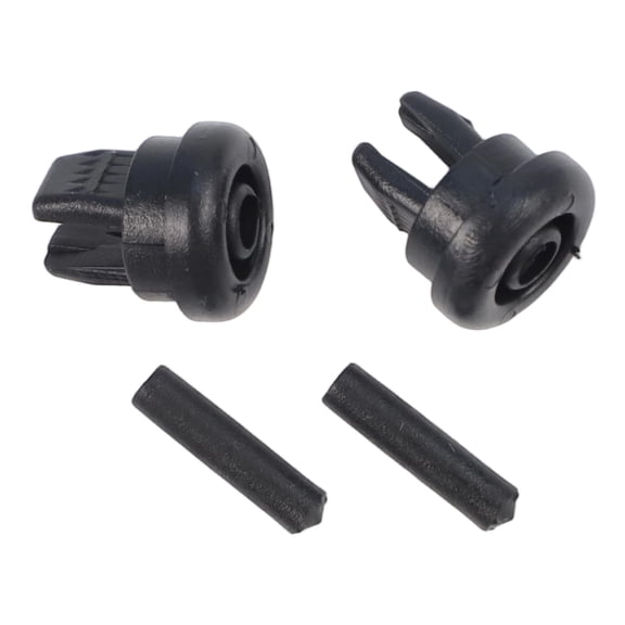 2x Parcel Shelf String Hanger Clips for Renault for Clio Mk1 Mk2, for Megane Mk1 Mk2 Mk3, for Laguna Mk1 Mk2, R21 and R25, Black Plastic Rear Window Trim Moulding Replacement Accessory