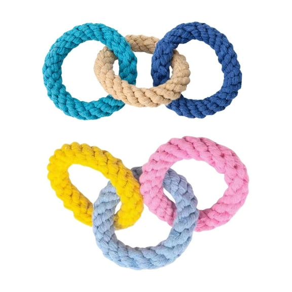 2x Parrot Rope Swings Climbing Toy Encourages Foot Exercise Chew Cage Toy Birds Rope Perch Cage Hanging for Lovebird Finch Parakeet Cockatoo