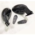 thumbnail image 1 of 2x Plane Mirror Side View Car Mirrors Left+Right For Racing F1 Carbon Fiber Look, 1 of 5
