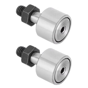 2x Precision Cam Follower Roller Bearing GCr15 Steel for Straight-Line Movements Applications Accessory