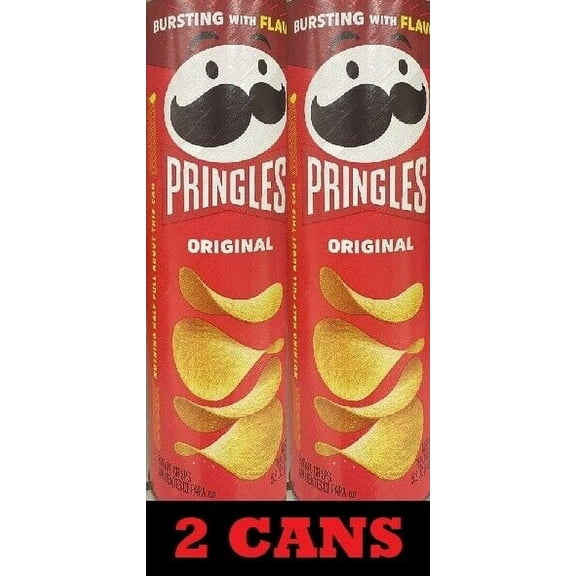 2x Pringles ORIGINAL Flavored Potato Chips Snack Crisps 5.2 oz - 2 CANS