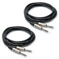 thumbnail image 1 of Hosa Technology 2x Pro Balanced 1/4" TRS Male to 1/4" TRS Male Interconnect Audio Cable 5', 1 of 5