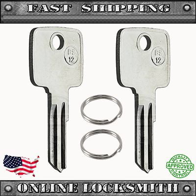 2x RV Keys - 322710 / 1595 / BS-12 - Recreational Vehicle