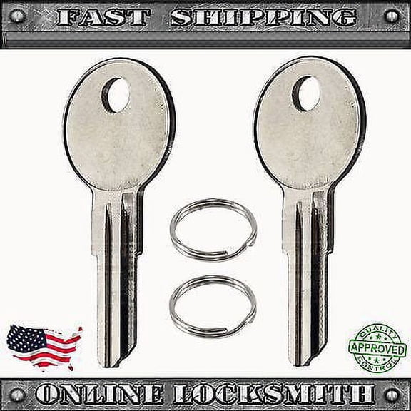 2x RV Keys - Bauer BAU1 / 1618 / BUE-1 - Recreational Vehicle