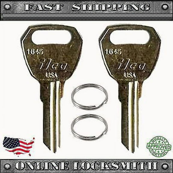 2x RV Keys - Fulton Hitch 1645 / FLT-1 - Recreational Vehicle