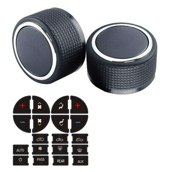 2x Rear Control Knobs Audio Radio For Escalade Enclave Tahoe Chevrolet GMC Pair TAPDRA Spare Part
