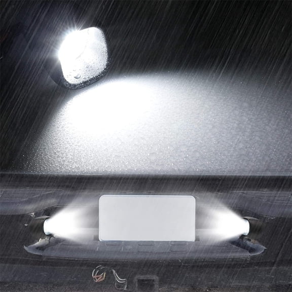 2x Rear LED License Plate Lights Lamp For GMC Sonoma Chevrolet Blazer S10 Pickup