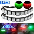 thumbnail image 1 of 2x Red Green Submersible Navigation Lights Waterproof Marine Boat Bow LED Strips, 1 of 9