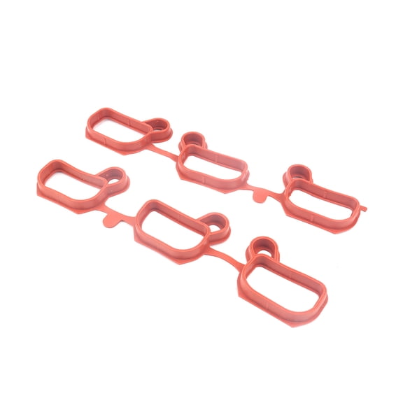 2x Red Rubber Intake Manifold Gasket Set for Engine Block and Intake Manifold for BMW Parts