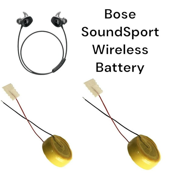 2x Replacement Bose SoundSport Wireless Earbuds CP1654 Battery 3.7V 120mAh