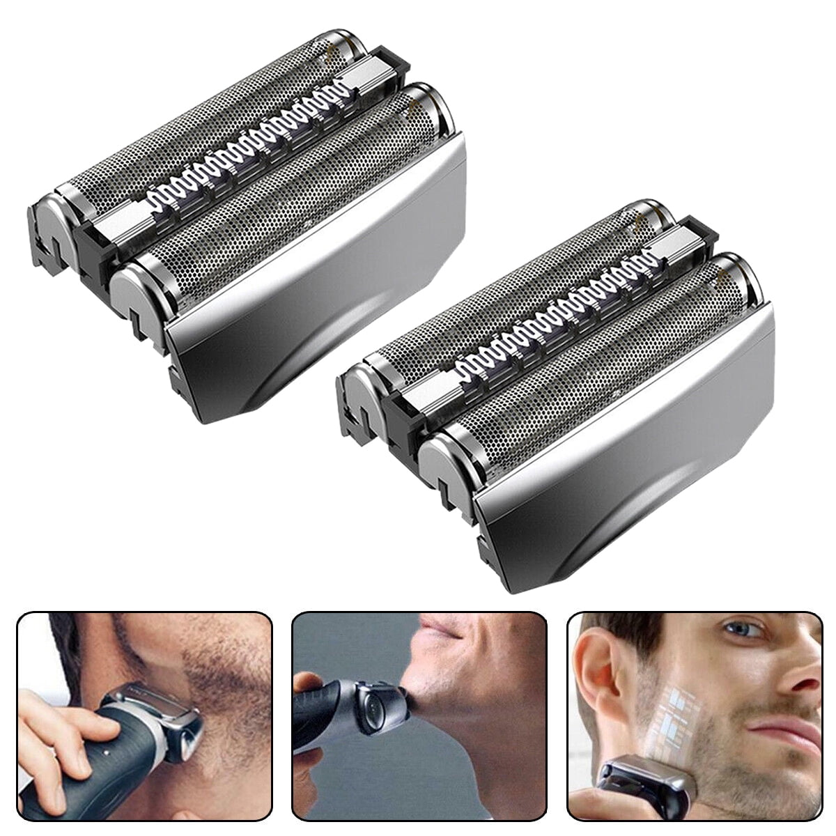 2x Replacement Foil Shaver Head For Braun Series 7 70S 730 735S 790CC