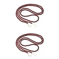thumbnail image 1 of 2x Retro Style Christmas Wooden Beads Garlands Round Wall Hanging Ornaments Farmhouse Fireplace Party Home Xmas Beaded Garland Wedding Holiday Decor Dark 274cm Dark 142cm, 1 of 6