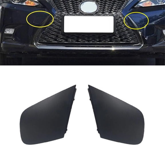 2x Right & Left Front Bumper Hole Cover For Lexus CT200H 2014-2017