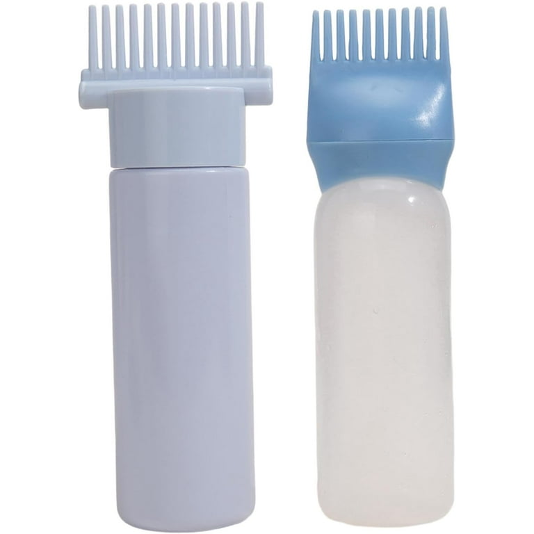 Comb Applicator Bottle/ Bottle/ 170ml Empty Refillable Hair Oil Applicator/  Hair Dye Bottle Brush for Barbershop