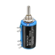 2x Rotary Potentiometer Wirewound Precision 4mm Multi-Turn Dial 1/4" Bolt-on