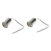 2x Round Lampshade Ceiling Light Holder Chandelier Pendant Socket E27