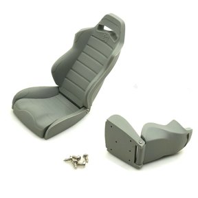 2x Rubber Gray 1:10 Scale Seats for Wraith 90018 90020 90031 for Cab Replacement Seats TAPDRA Accessories