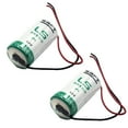 thumbnail image 1 of 2x SAFT LS26500_WIRE Size C 3.6V 7700mAh Primary Lithium Cell, 1 of 7