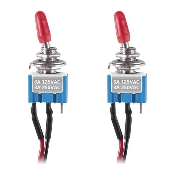 Lindmeyers Toggle Flip Switch Metal Boat Car Truck Universal 2 Piece