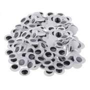 2x Self-Adhesive Eye Transparent Wiggle Eyes Funny Crafts Moving Eyes Toys Kids Toys Artwork Decorations - 15mm 200pi