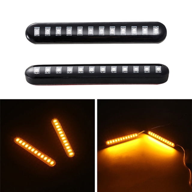 LED Front Turn Signal Lights For Yamaha XMAX300 2019-2022 – Clear Lens, Pair, Running Light Compatible