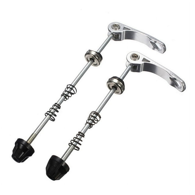 2x Set Bike Bicycle Wheel Hub Front and Rear Tire Quick Release QR