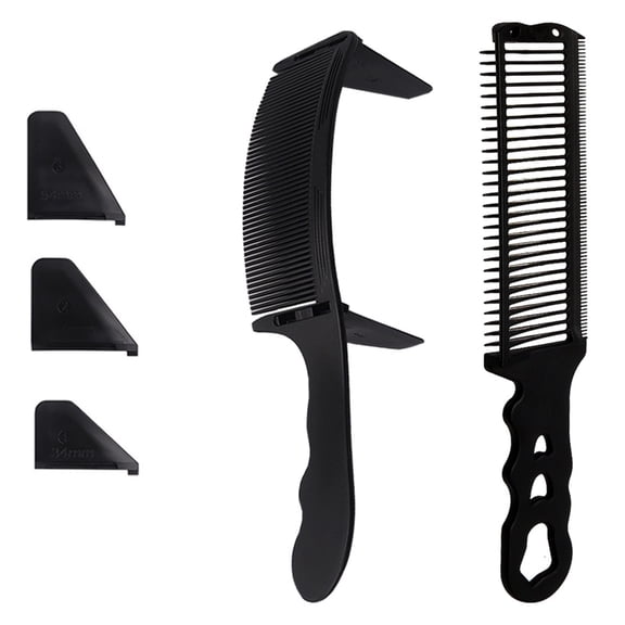 2x/Set Hair Comb Set Hairdressing Comb Set S Hair Comb Hair Cutting Positioning Comb Easy to Use Barbers Combs