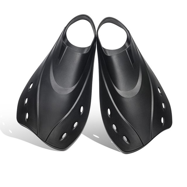 2x Short Fins Professional Snorkeling Diving Equipment Swim Training