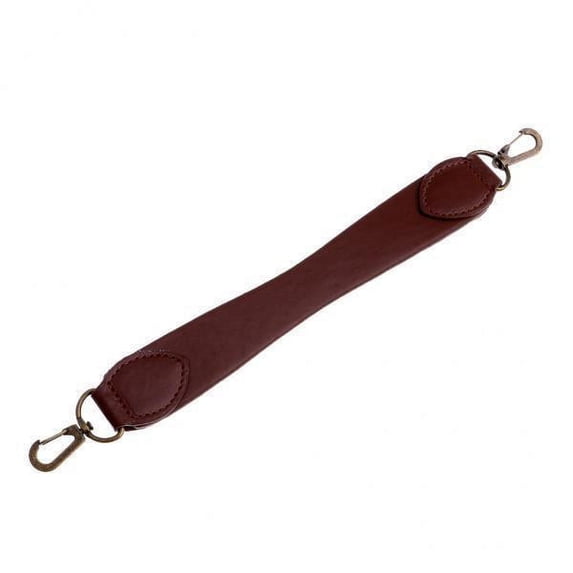 2x Short PU Leather Bag Handle Handbag Purse Strap Holder Repments Bag Accessories