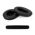 thumbnail image 1 of 2x Softer Leather Foam Earpads + Headband comfortable for Sennheiser HD 418 419 428 429 439 438 448 449 Headphone, 1 of 9