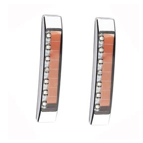 2x Solar Car LED Lamp LED Flashing Light For Door Handle, Door Trim, Left And Right Of Rear, Other