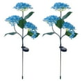 thumbnail image 1 of 2x Solar Lights Outdoor Decorative Hydrangea Garden LED Waterproof Flowers, 1 of 14