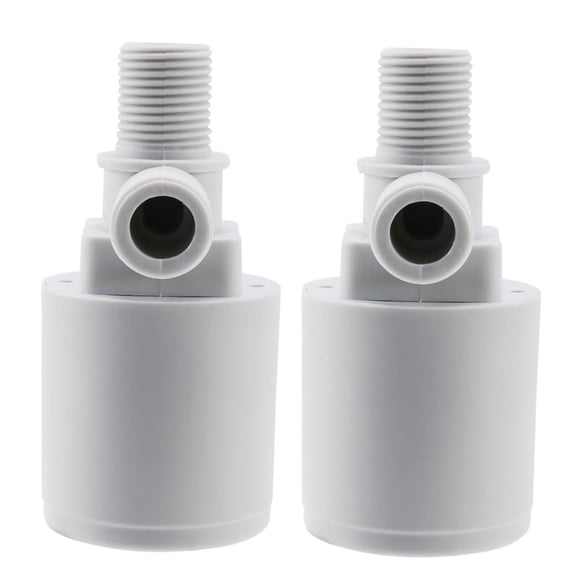 2x Solar Water Tank Water Tower Pool Automatic Water Level Controller Plastic Float Ball Valve Water Level Switch