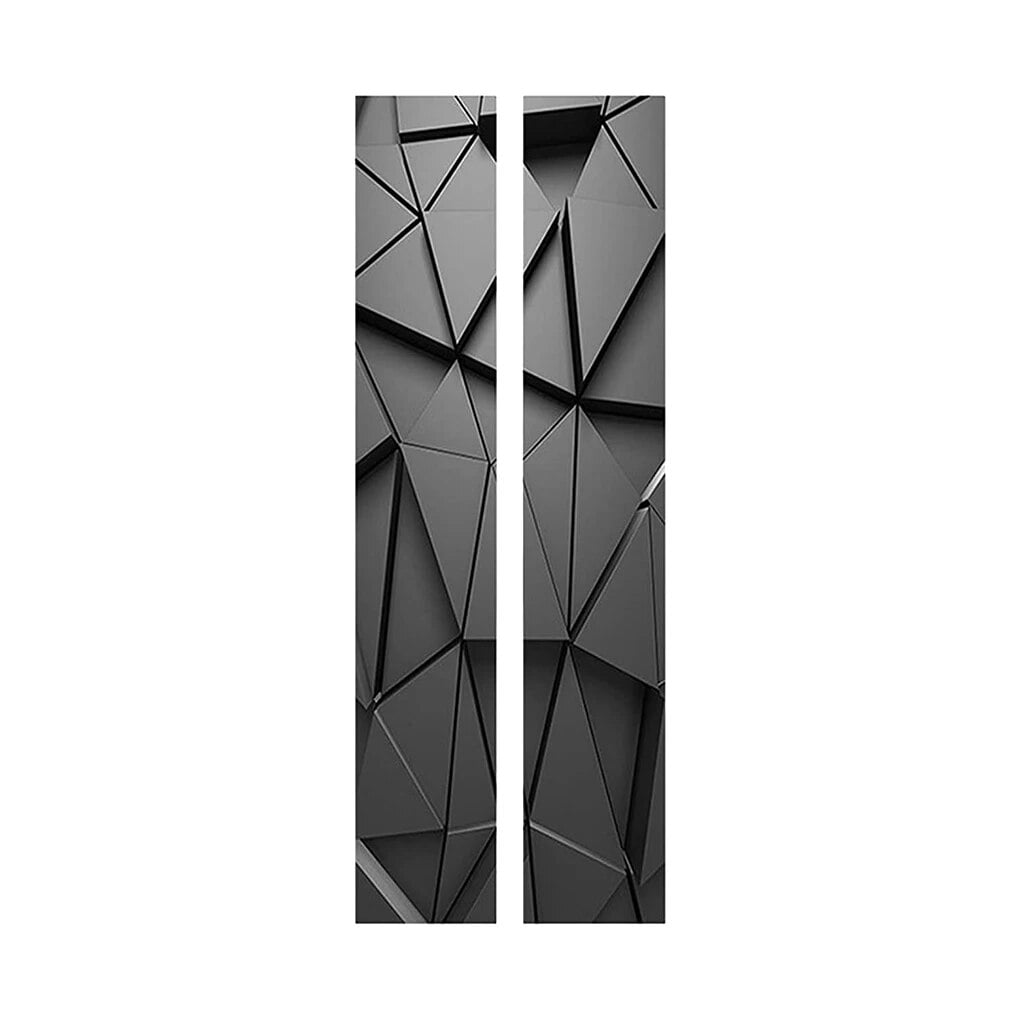 2x Space With 3D Door Stickers Adhesive Waterproof Nondamaging To