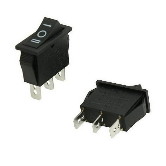 2x Square Rocker Car/Machine Switch SPDT 3-Position AC 15A 250V / 20A 125V Small