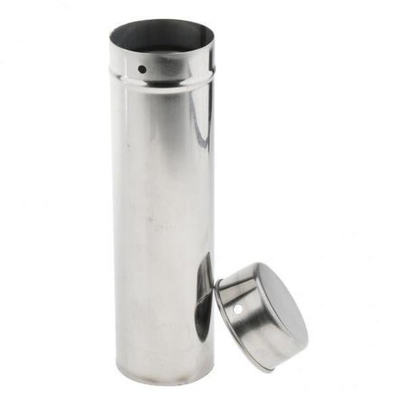 2x Stainless Steel Sterilizing Boxes te Tube 23cm 9'', to Storage And s During Processes