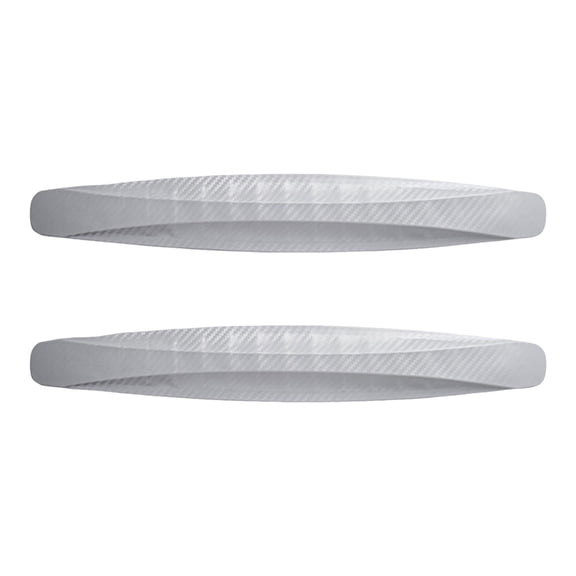 2x Strips Anti Collision Patches Easy Installation Spare Parts Assembly Anti Scratch Strips Stickers for Auto SUV Gray