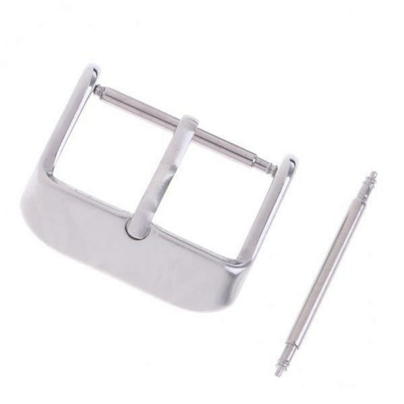2x Stylish Stainless Steel Strap Clasp Pin Buckle 12-26mm Replacement