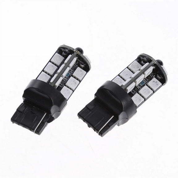 2x T20 7440 RGB 5050 LED 27 for SMD Drive Fog Light Bulbs Remote Control Kit Colors