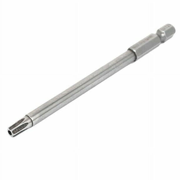 2x T27 4" 100mm Torx STAR Screwdriver Bit Set Hex Security Magnetic Head 100mm Extra Long