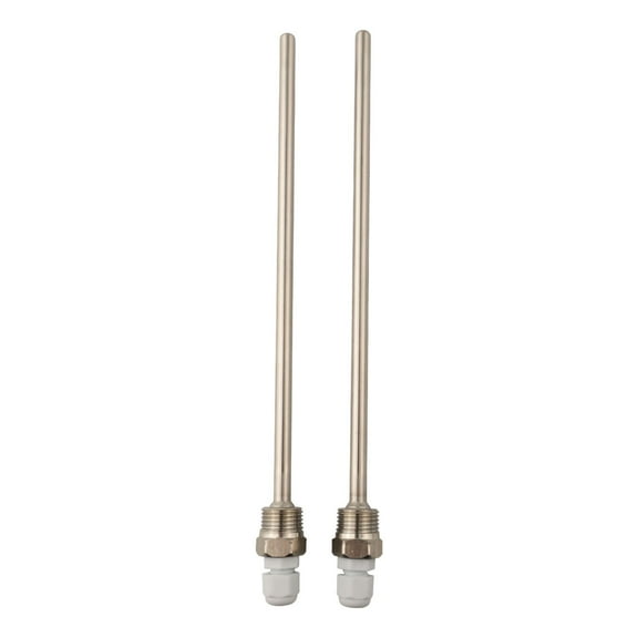 2x Thermowell G 1/2\\\" Thread For Temperature Sensor Immersion Sleeve Pocket Stainless Steel Probe Solar Accessories