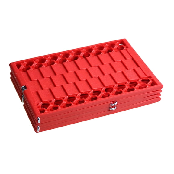 2x Tire Traction Mat Recovery Track Portable Device for Snow Ice Mud Sand Anti-slip Blocks for Cars Truck Vehi