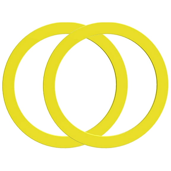 2x Toilet Flush Valve Seal Replacements - Tank Gasket