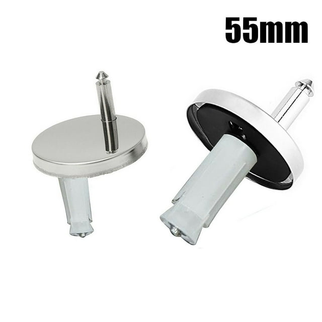 2x Toilet Seat Hinges Top Close Soft Release Quick Fitting Heavy Duty