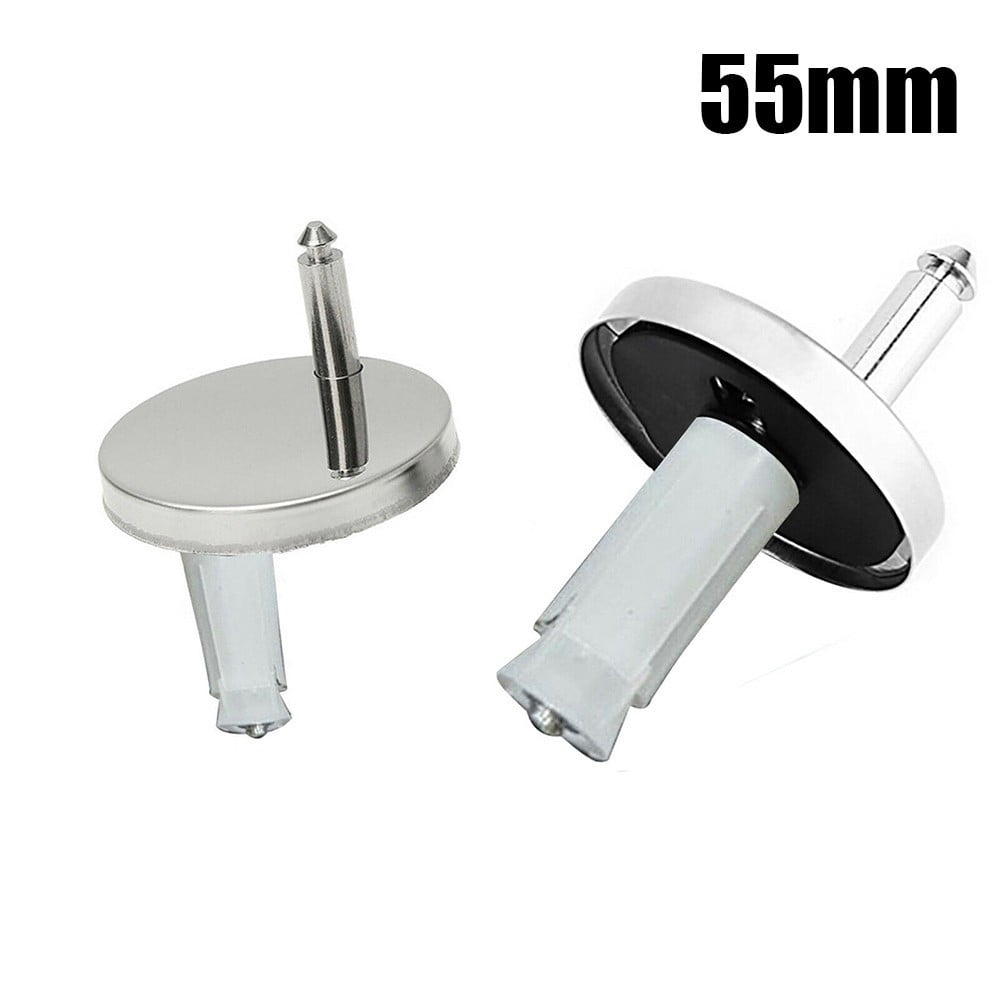 2x Toilet Seat Hinges Top Close Soft Release Quick Fitting Heavy Duty
