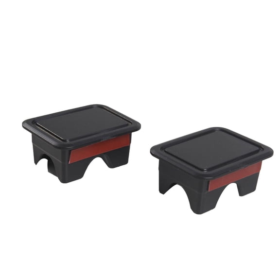 2x Truck Bed Rail Stake Pocket Covers Caps, Hole Fit for 1500 2500