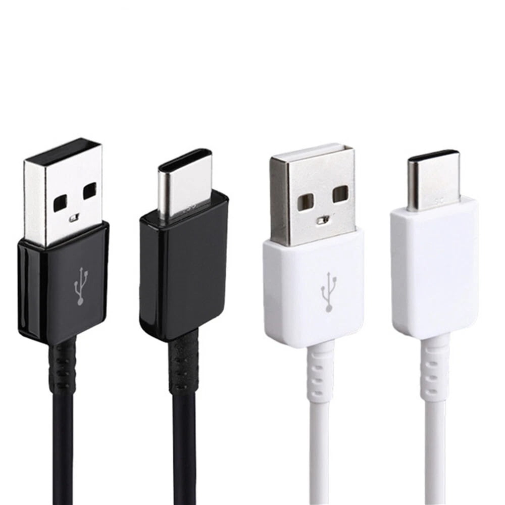 2x USB C Charging Cable Sync Cord White/Black for Galaxy Z Flip/Flip3 2x USB C Charging Cable Sync Cord White/Black for Galaxy Z Flip/Flip3