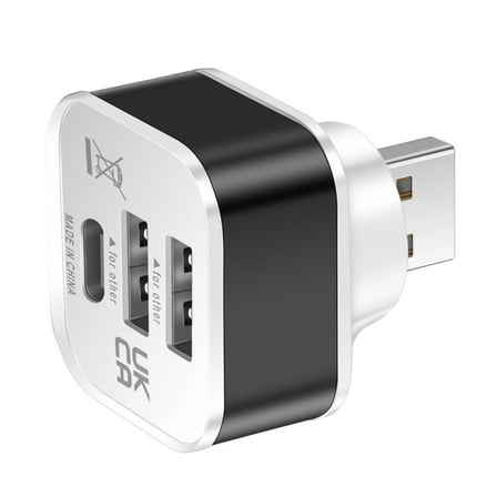 2x USB+Type C Charging Expander USB Splitter USB Adapter Multipurpose